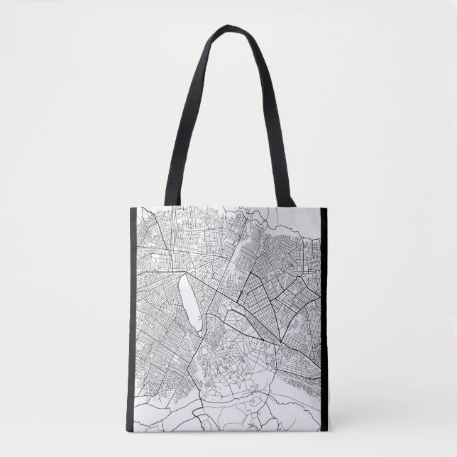 Tote Bag Mbuji-Mayi Democratic Republic of the Congo Map (Devant)