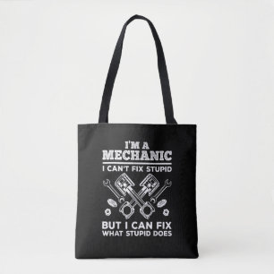 Tote Bag Mécanicien drôle pour papa homme voiture auto dies