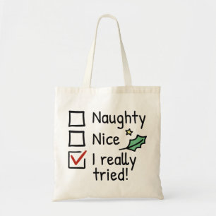 Tote Bag Méchants Gentils J'ai Vraiment Essayé
