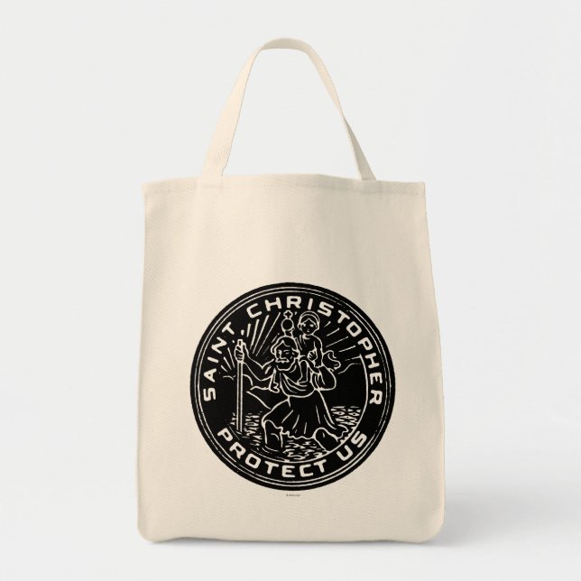 Tote Bag Médaille de Christopher de saint (Devant)