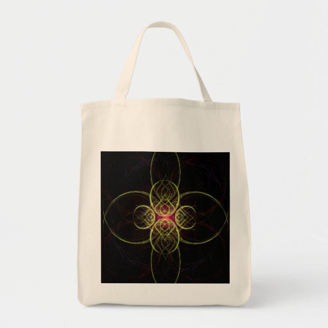 Tote Bag Médaillon rouge Par Alexandra Cook alias Linandara (Devant)