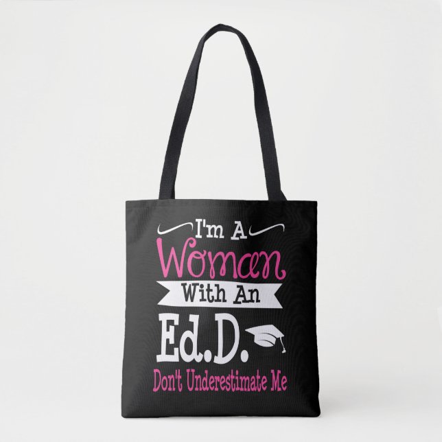 Tote Bag Médecin de l'éducation EdD Dons à ses femmes (Devant)