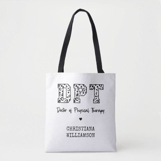 Tote Bag Médecin DPT personnalisé de la thérapie physique c (Devant)
