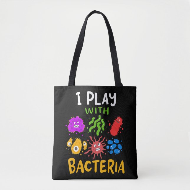 Tote Bag médecin technologue microbiologie cadeaux amusants (Devant)