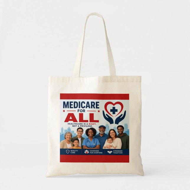 Tote Bag Medicare pour tous (Devant)
