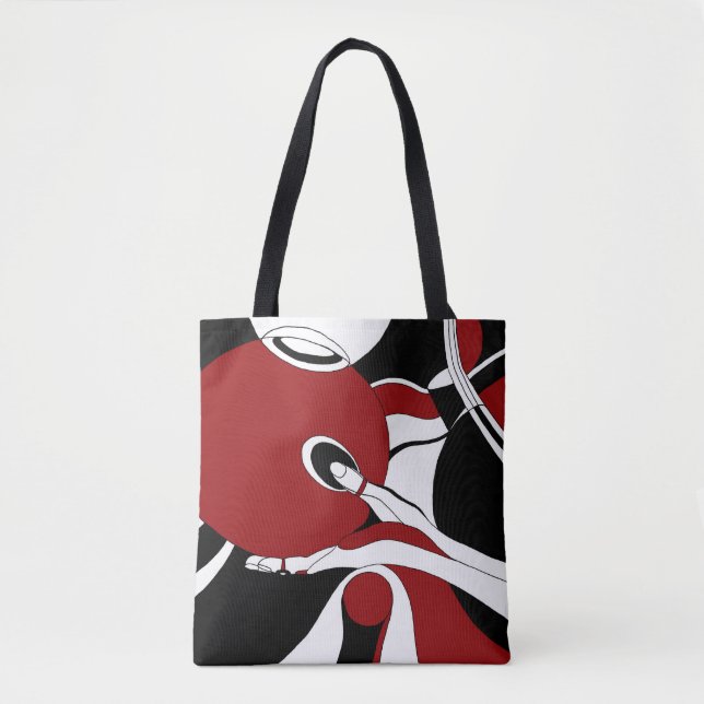 Tote Bag Méditation avec cercles (Devant)