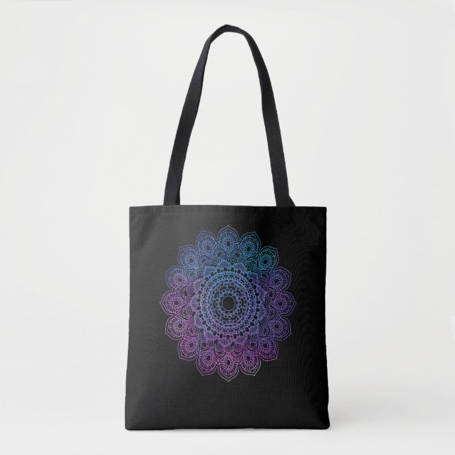 Tote Bag Méditation de Chakra de guérison spirituelle Reiki (Devant)