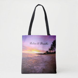 Tote Bag Méditation de plage