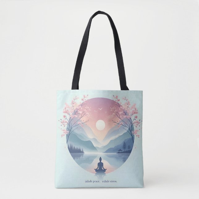 Tote Bag Méditation nature apaisante (Devant)
