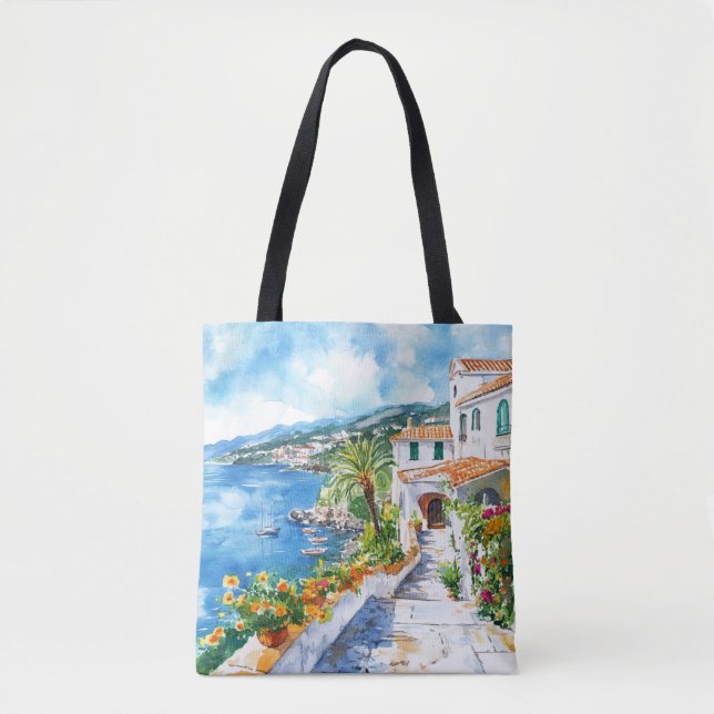 Tote Bag Mediterranean Summer (Devant)