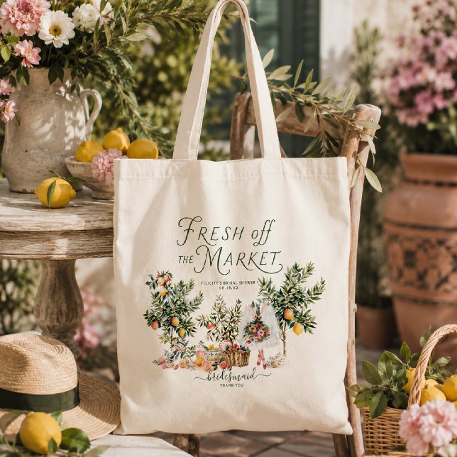 Tote Bag Méditerranéenne Fraîche du Marché : Enterrement de (Créateur téléchargé)