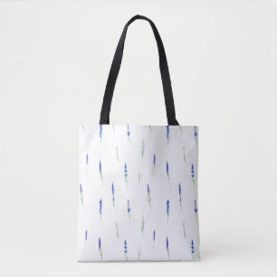 Tote Bag (Medium) - Lavender Pattern