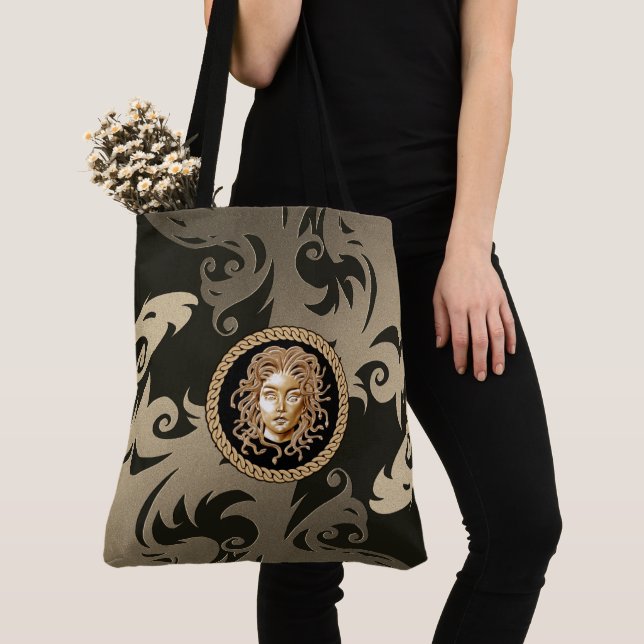Tote Bag Medusa Baroque de luxe (De près)