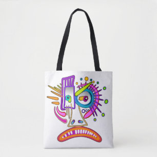 TOTE BAG MÉÉMOGIE EMOJI DE TRIBAL FROWNIE