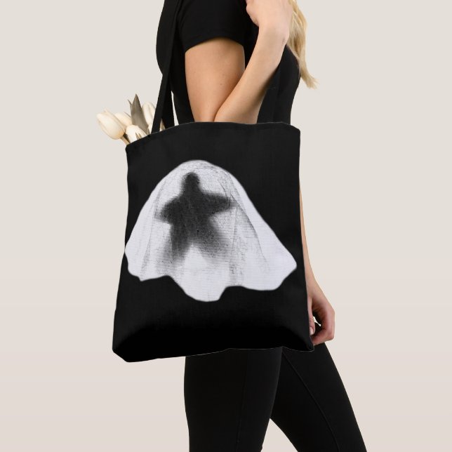 Tote Bag Meeple Ghost Fourre-tout (De près)