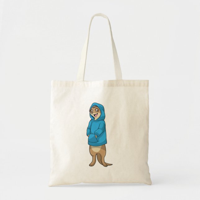 Tote Bag Meerkat avec Sweat - shirt à capuche (Devant)