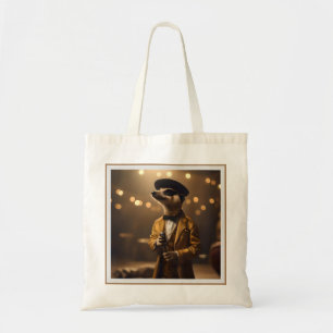 Tote Bag Meerkat Sinatra,