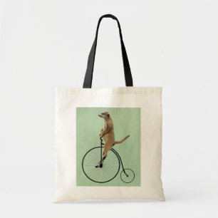 Tote Bag Meerkat sur le quart de penny noir 2 de penny