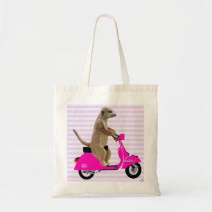 Tote Bag Meerkat sur Pink Moped 2