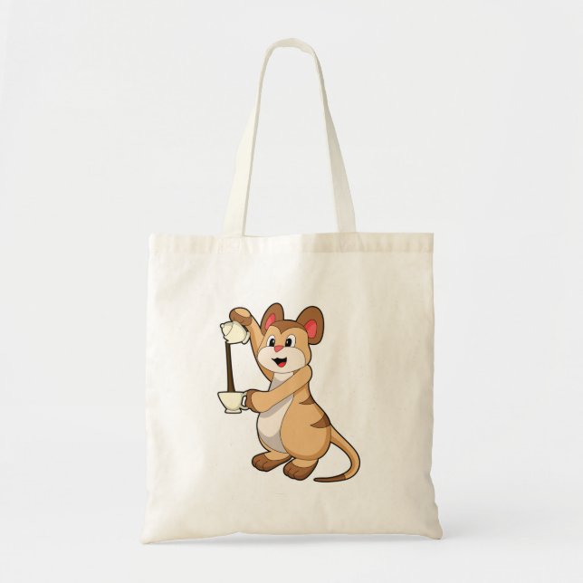 Tote Bag Meerkat with coffee pot & coffee.PNG (Devant)