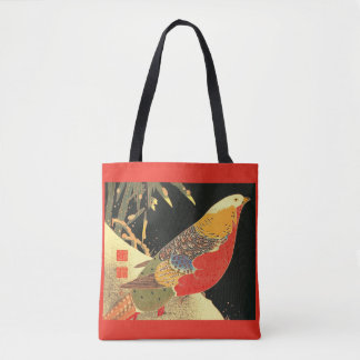 Tote Bag Meiji bird print