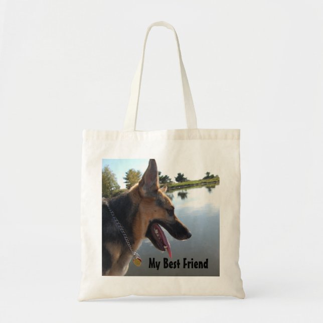 Tote Bag Meilleur Ami Allemand Shepherd (Devant)