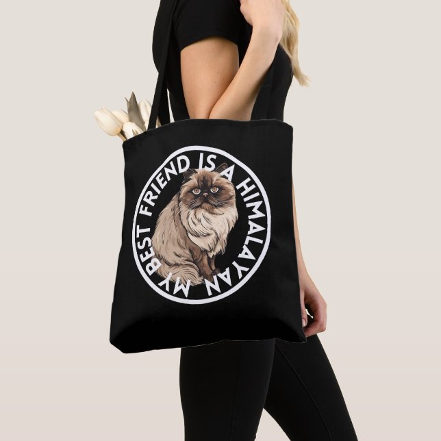 Tote Bag Meilleur ami Himalayan Chat (De près)