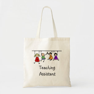 Tote Bag Meilleur assistant pédagogique du monde avec dessi