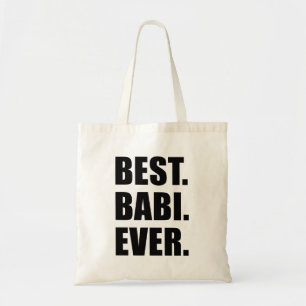 Tote Bag Meilleur Babi jamais tchèque grand