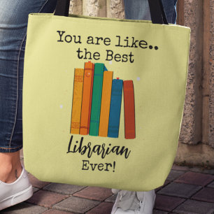 Tote Bag Meilleur cadeau bibliothécaire jamais offert