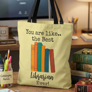 Tote Bag Meilleur cadeau de bibliothécaire jamais