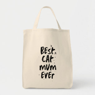 Tote Bag Meilleur chat Maman Jamais Moderne Simple Trendy C