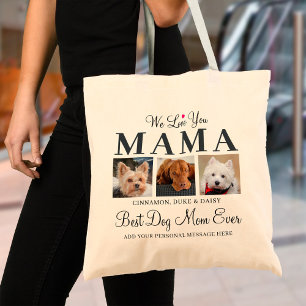 Tote Bag Meilleur Chien Maman Jamais - We Love You Mama Pho