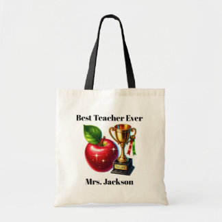 Tote Bag Meilleur Enseignant toujours personnalisable