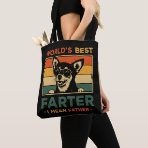 Tote Bag Meilleur Farter du monde Je veux dire Père Funny P