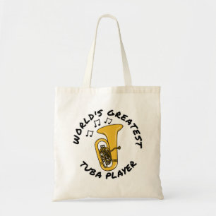 Tote Bag Meilleur Joueur Tuba du monde, Musicien de laiton