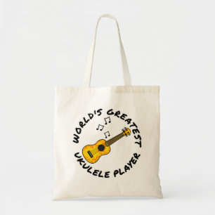 Tote Bag Meilleur joueur Ukulele du monde, Uke Player Funny