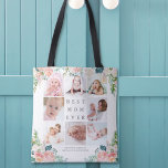Tote Bag MEILLEUR MOM JAMAIS 8 Collage photo Floral Texte p<br><div class="desc">Créez un sac fourre-tout de mémoire photo pour la MEILLEURE MOM JAMAIS en utilisant ce modèle de collage photo facile à télécharger avec 8 images accentuées avec des fleurs de pivoine couleur rose pastel, blanche et rose et du texte modifiable gris sur votre choix de couleurs arrière - plans. La...</div>