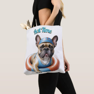 Tote Bag Meilleur moment du bouledogue français T