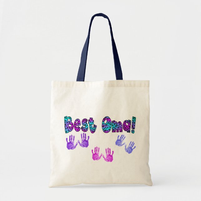 Tote Bag Meilleur Oma badine des cadeaux d'impression de (Devant)