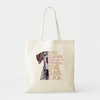 Tote Bag Meilleur Pointeur Raccourci Allemand Papa Jamais V