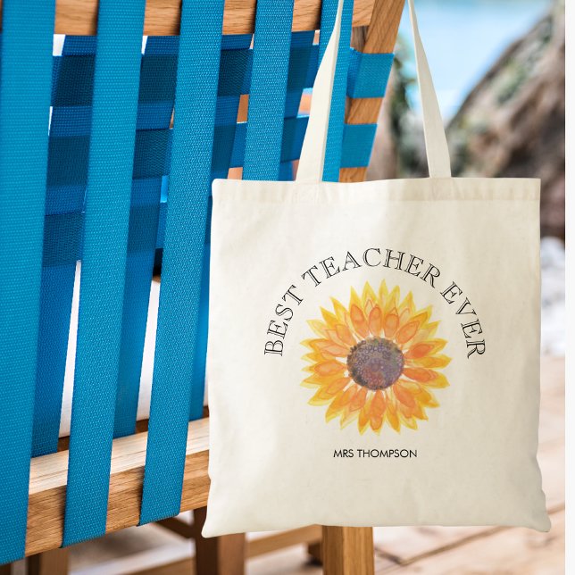 Tote Bag Meilleur Professeur Jamais (Créateur téléchargé)