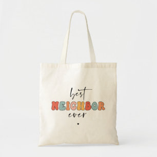 Tote Bag Meilleur Voisin jamais mignon