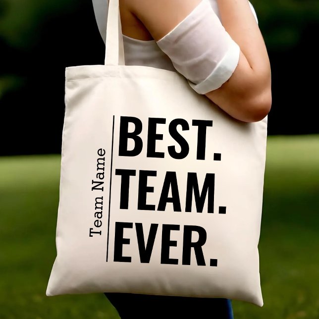 Tote Bag Meilleure équipe jamais coéquipier d'équipe Cowork (Créateur téléchargé)