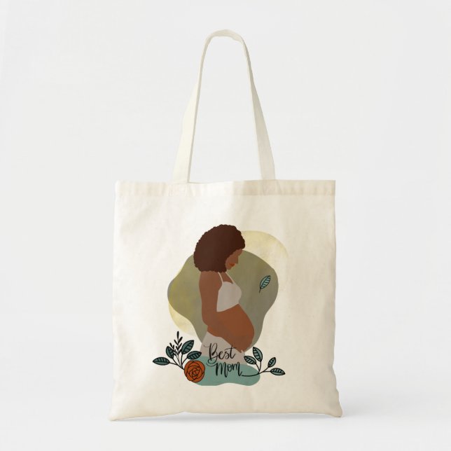 Tote Bag Meilleure Fête des mères de famille Boho (Devant)