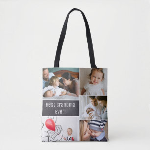 Tote Bag Meilleure grand-mère jamais famille de photos souv