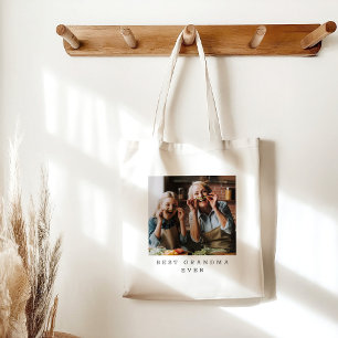 Tote Bag Meilleure grand-mère jamais photo complète personn