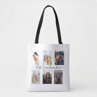 Tote Bag Meilleure grand-mère jamais photo personnalisée