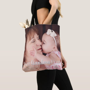 Tote Bag Meilleure grand-mère Mamaw Nana Jamais Photo