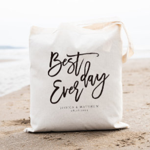 Tote Bag Meilleure journée qui soit, Bienvenue personnalisé